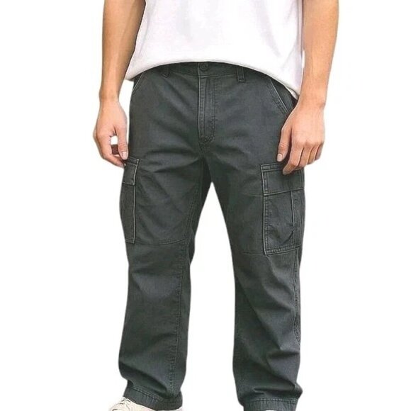 Carhartt Force Cargo Pants Men Size 30 30X30 Gray Relaxed Fit Pockets Cotton - Picture 1 of 16